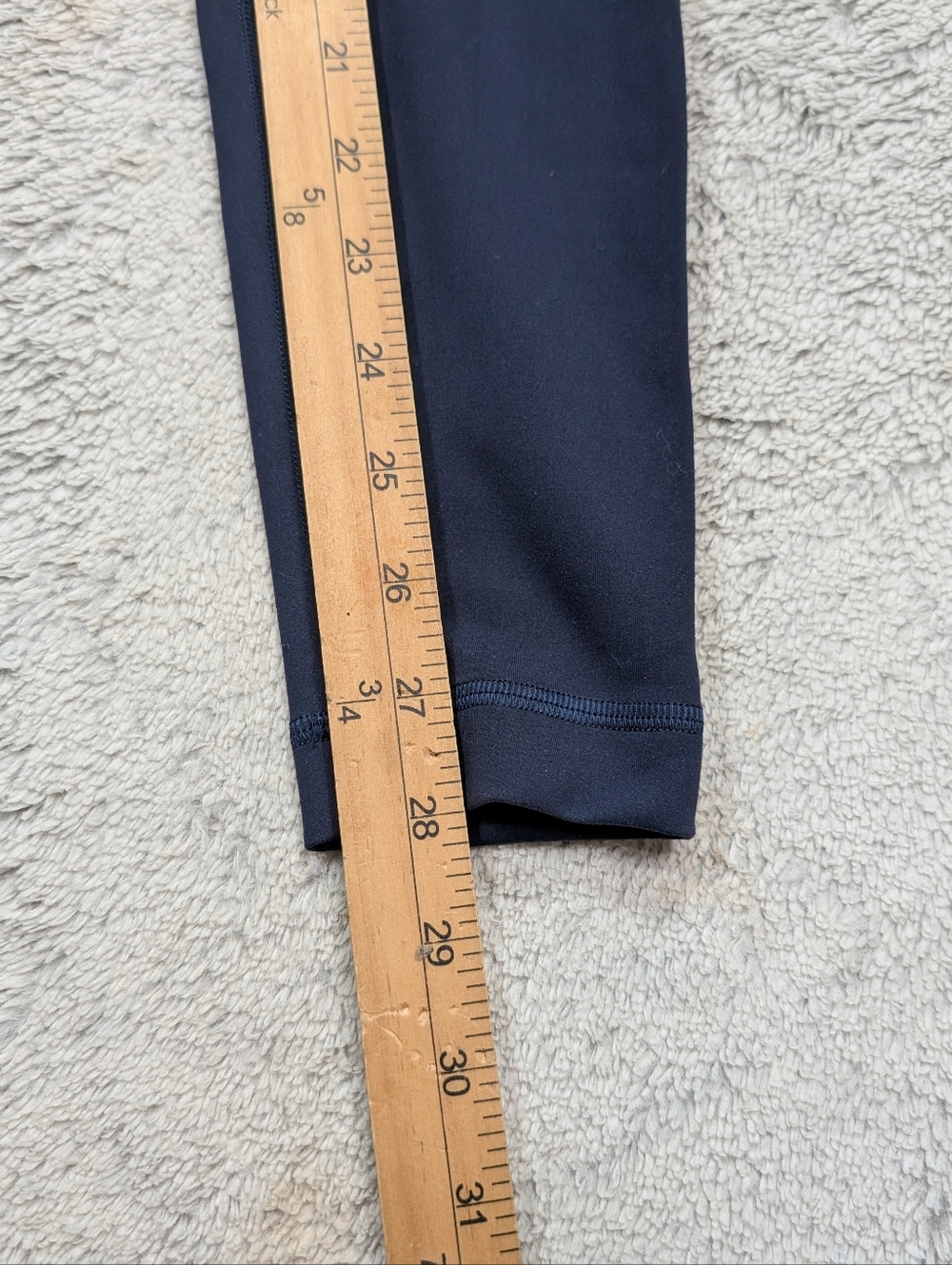 Lululemon Leggings Womens 4 Blue Navy Wunder Train High Rise Tights 28” Active - Picture 6 of 9